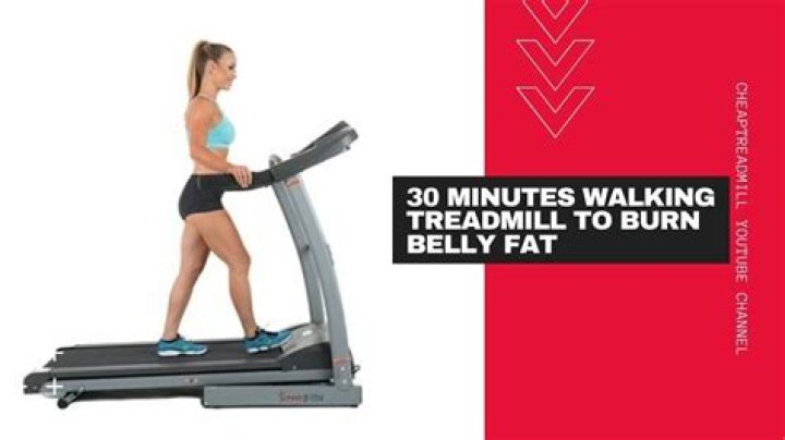 Will walking on a treadmill burn belly fat?