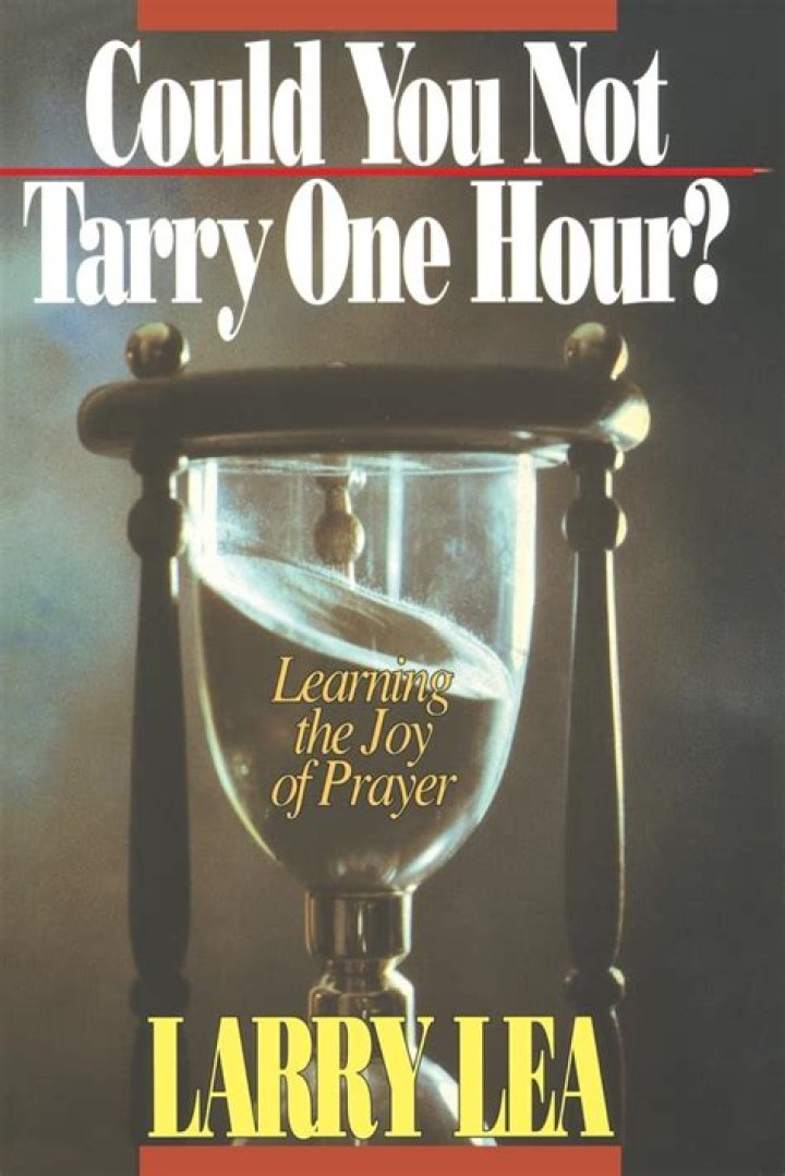 Would you not tarry one hour?